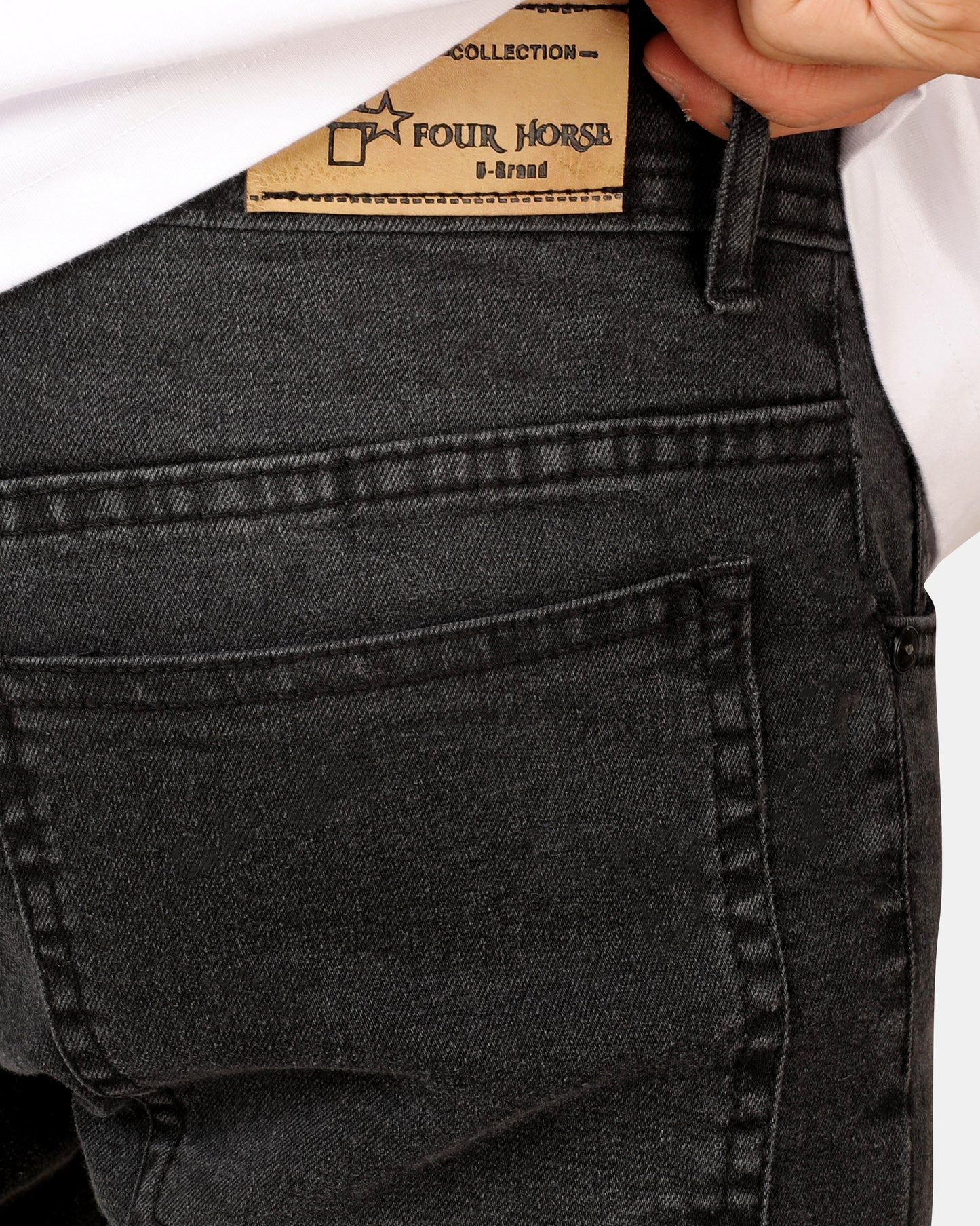 Contemporary-fit BLACK Denim