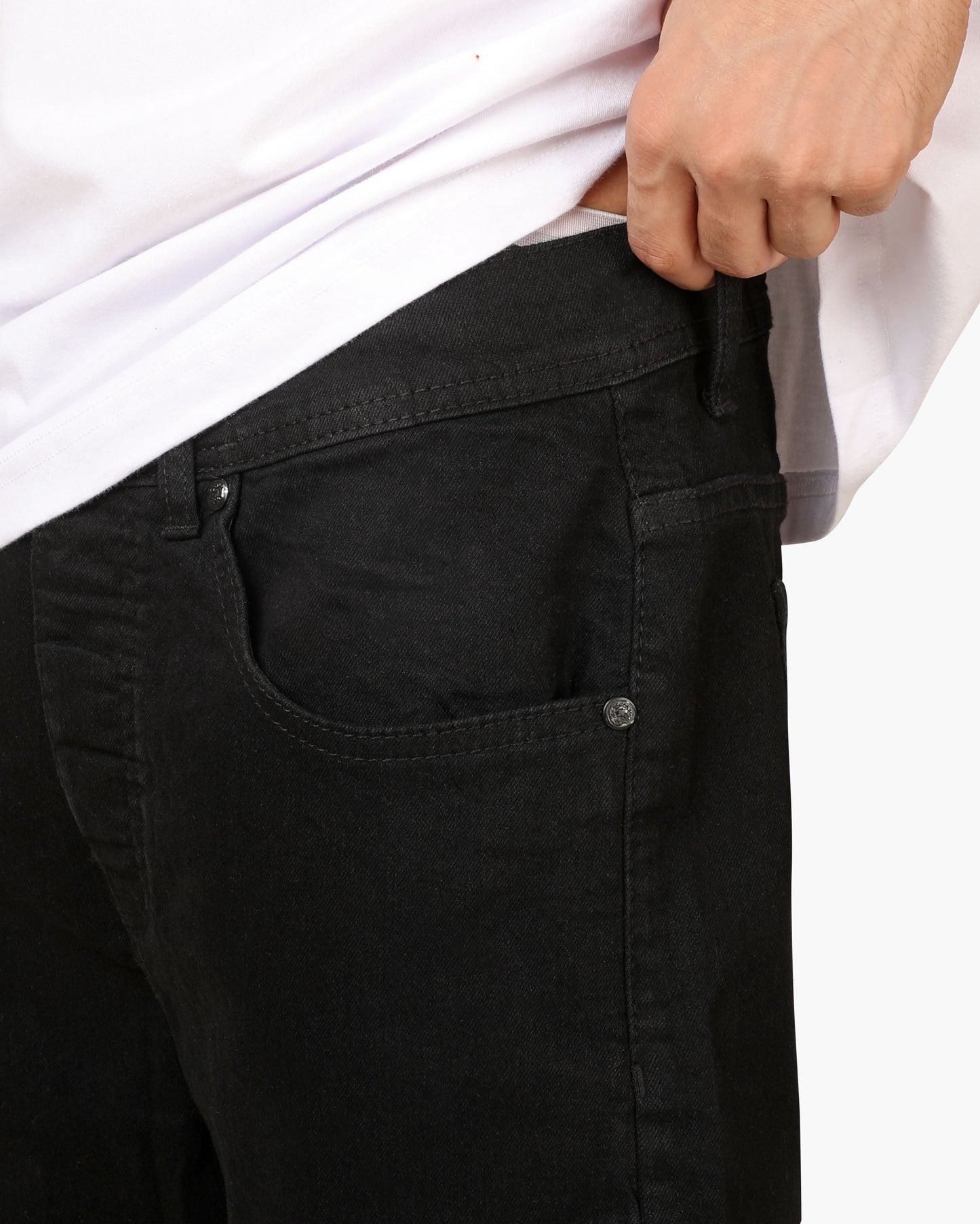 Contemporary-fit BLACK Denim