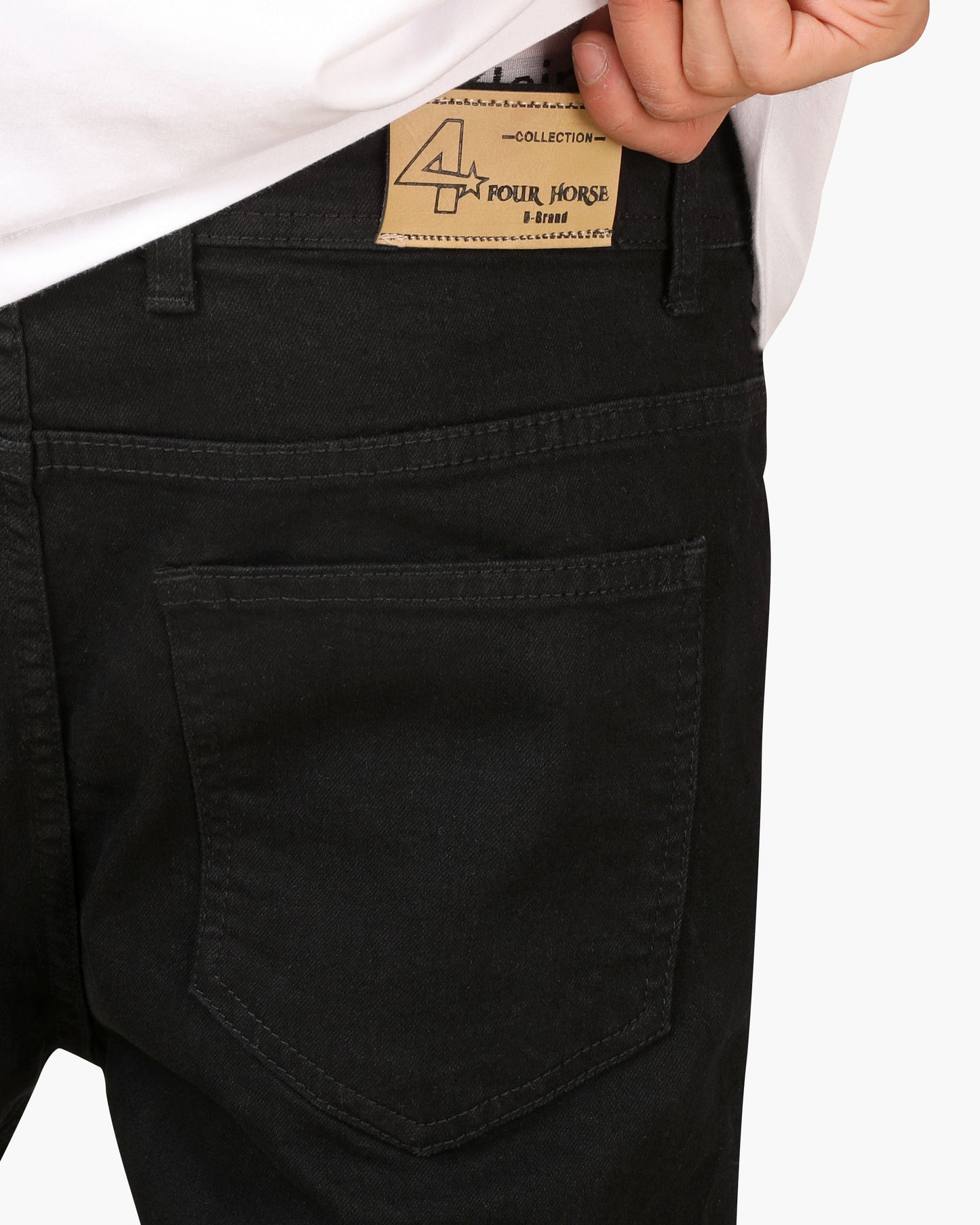 Contemporary-fit BLACK Denim